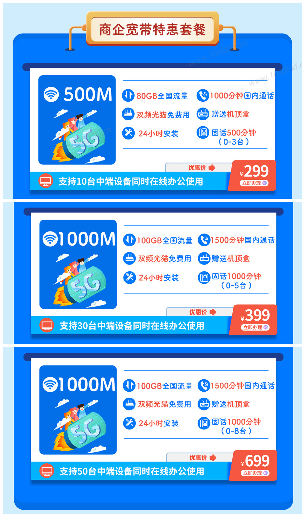 广州电信企业宽带：政企分享计划(图1)